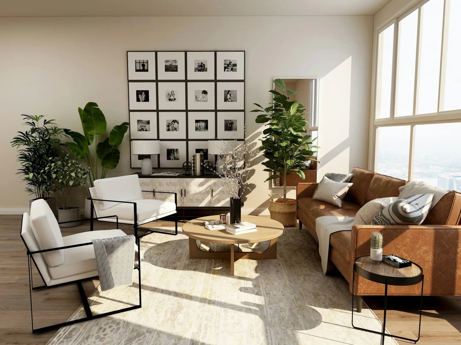 Almira living room interior — boutique craftsmanship