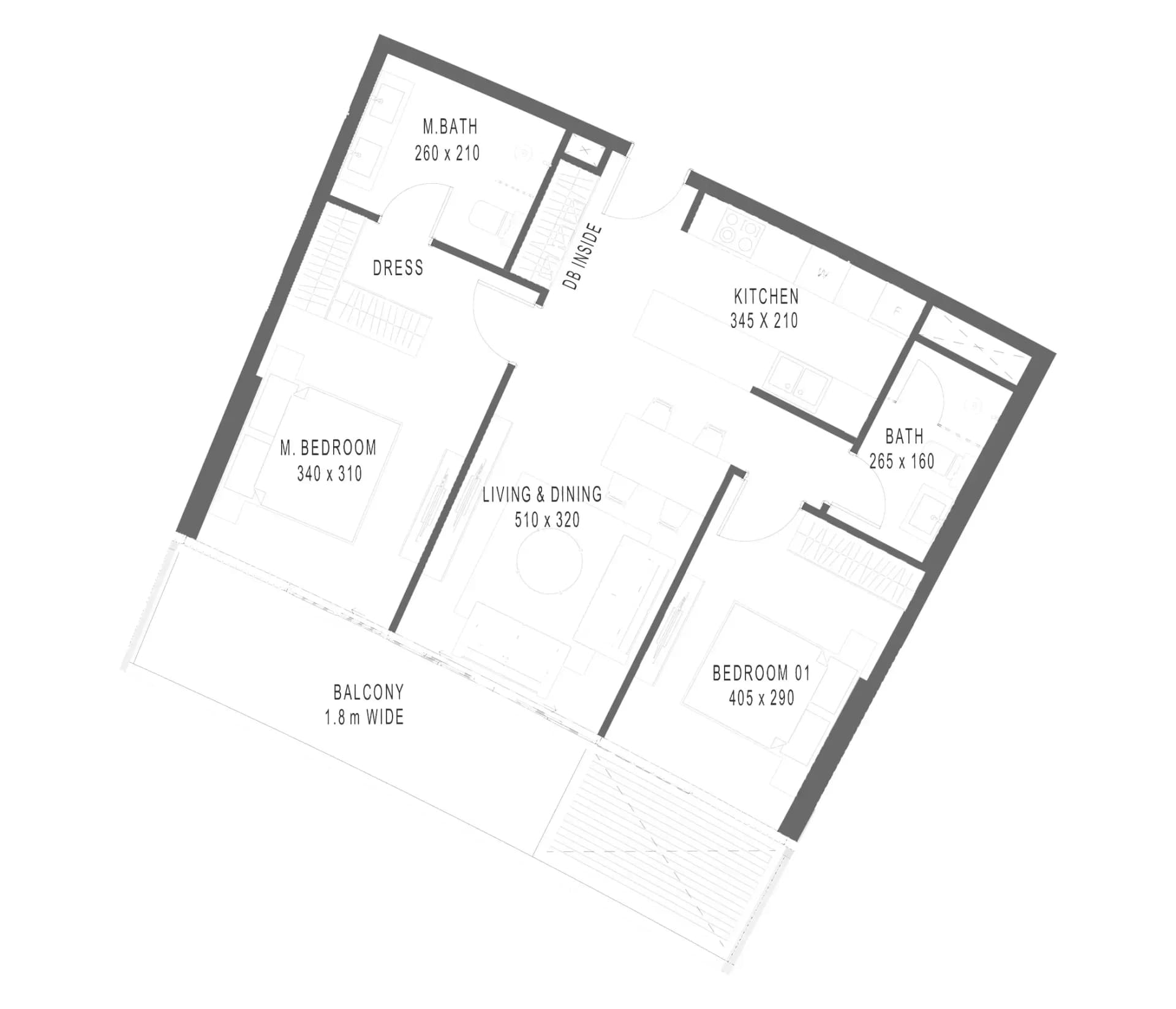 2 Bedroom Apartment