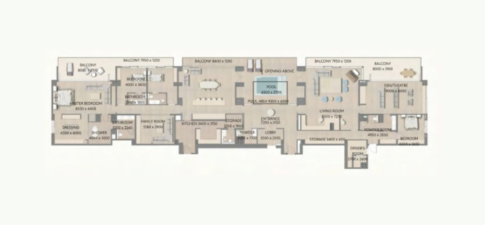 4 Bedroom Penthouse