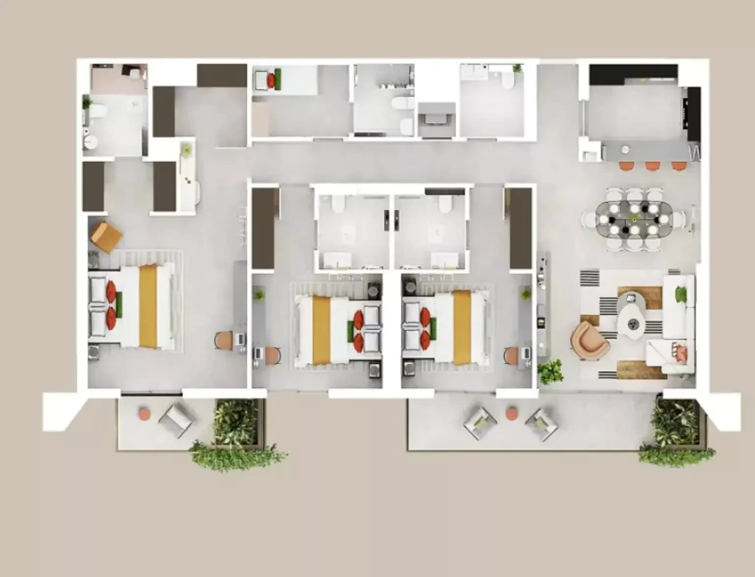 Rise by Athlon — 3 Bedroom Apartment